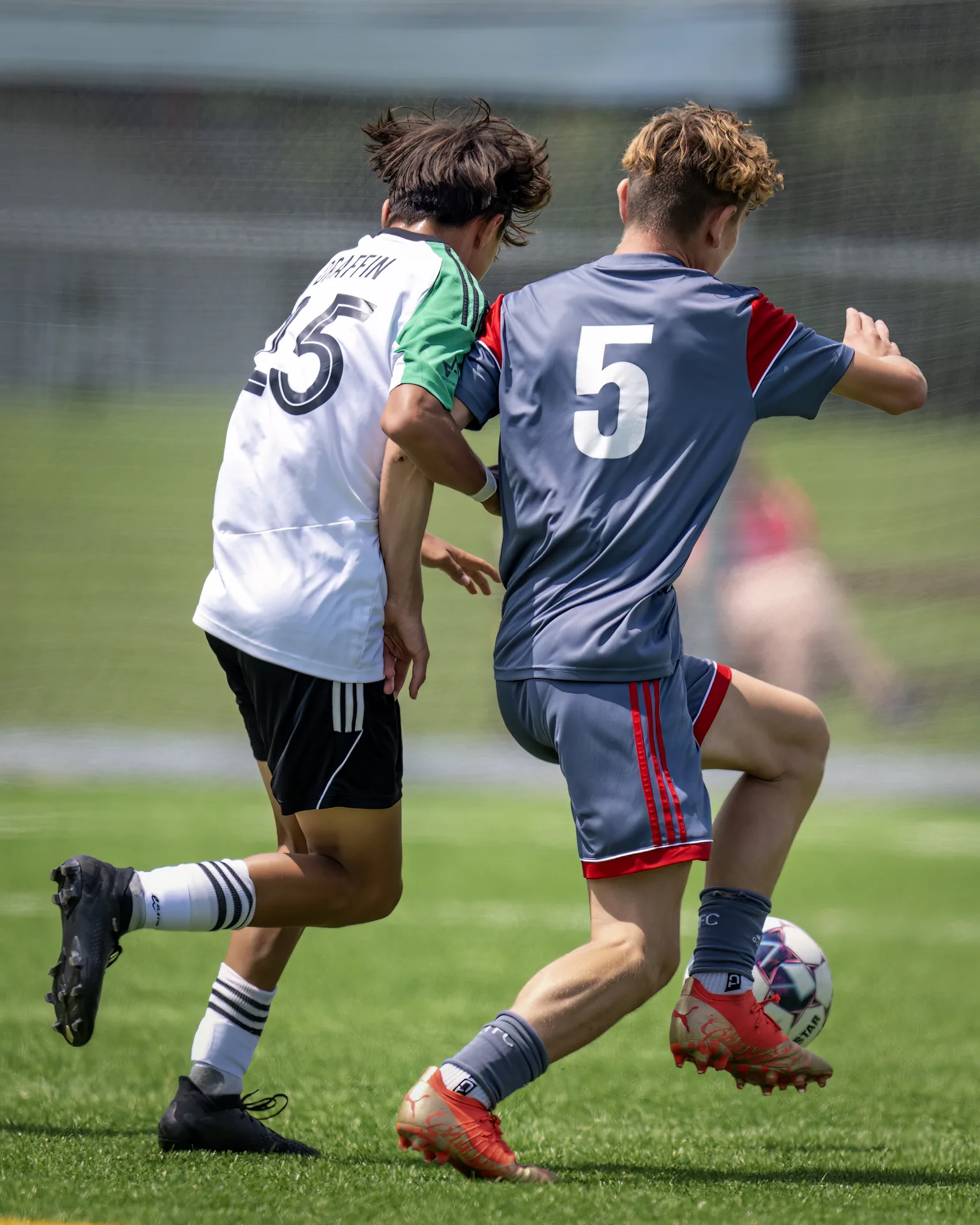 Athlete in competitive training