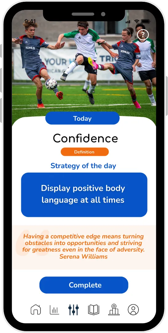 confidence screen from EQ skills training